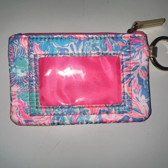 NWOT LILLY PULITZER WALLET KEY CHAIN POUCH - Picture 2 of 3